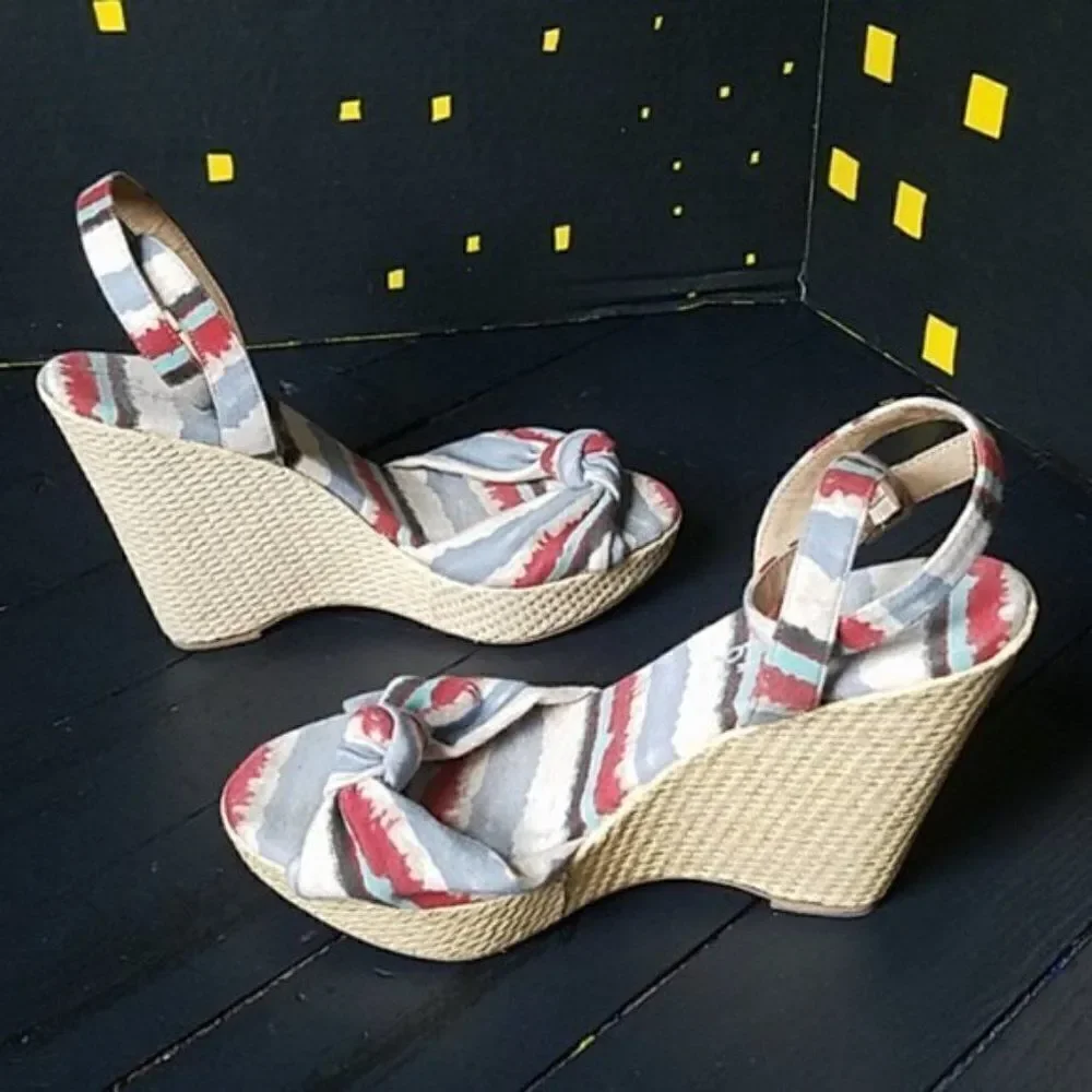 Anthropologie Espadrilles Wedges